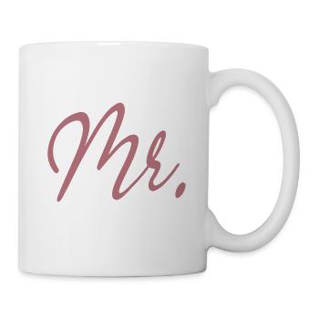 Mr. Matching Couple Engagement Wedding Honeymoon - Mug - white - Right