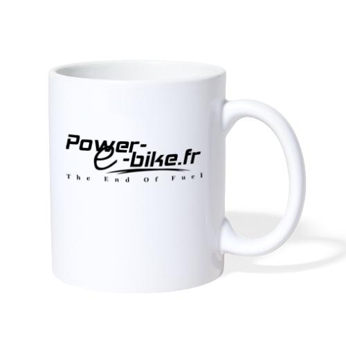 tee shirt power e-bike - Mug blanc