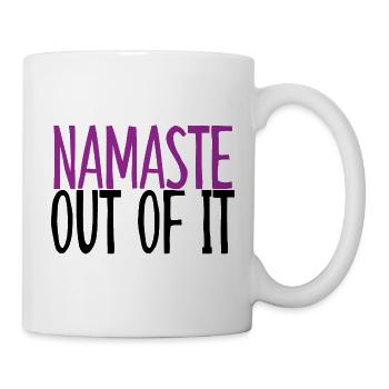 Namaste hors de lui 4 - Mug blanc - blanc - Droite