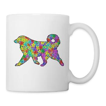 Pyrenäen-Sennenhund, vollständig anpassbar nach Wunsch - Tasse - Weiß - Rechts