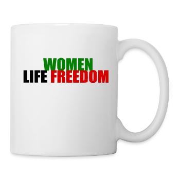 Women life freedom - Tasse - Weiß - Rechts
