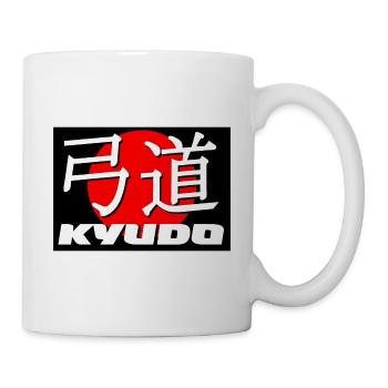Kyudo - Japanisches Bogenschießen - Tasse - Weiß - Rechts