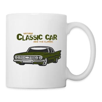 Classic Car Lovers i love my car - Tasse - Weiß - Rechts