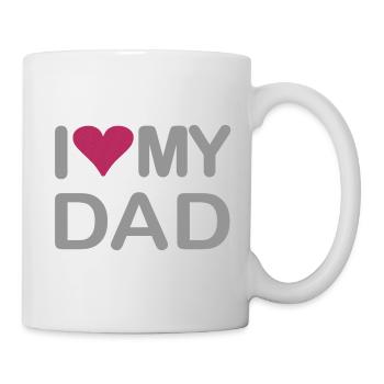 I love my Dad - Tasse - Weiß - Rechts