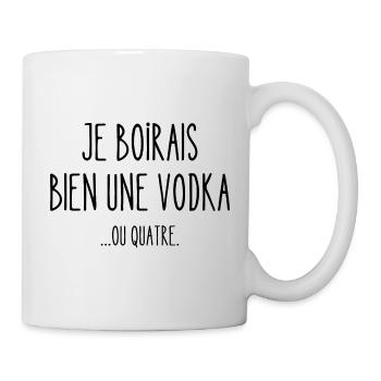 je boirais bien une vodka - Mug blanc - blanc - Droite