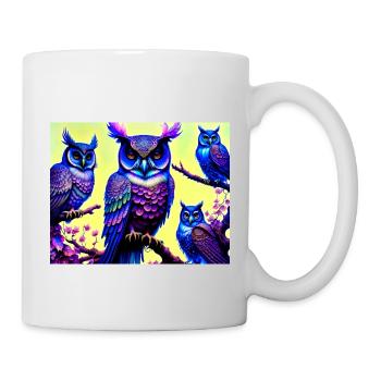 Eule - Tasse - Weiß - Rechts