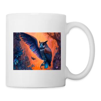 Eule - Tasse - Weiß - Rechts