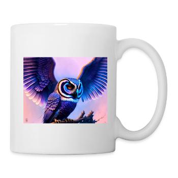 Eule - Tasse - Weiß - Rechts