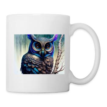 Eule - Tasse - Weiß - Rechts