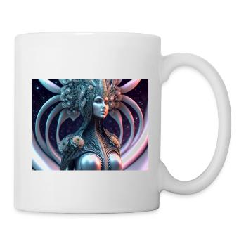 Giger Königin - Tasse - Weiß - Rechts