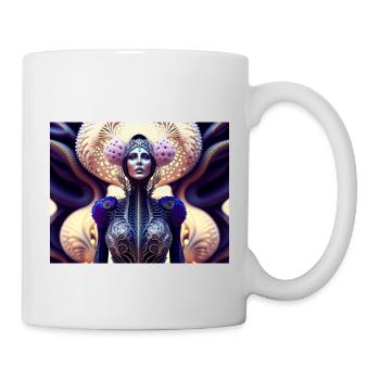 Biomorph Frau - Tasse - Weiß - Rechts