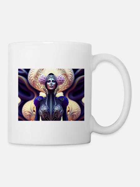 Biomorph Woman - Mug - white