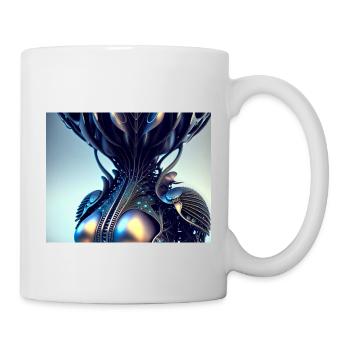 Abstrakt Female - Tasse - Weiß - Rechts