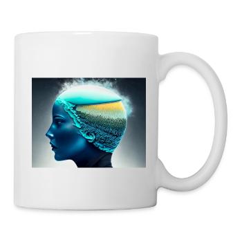 Eis Kopf - Tasse - Weiß - Rechts