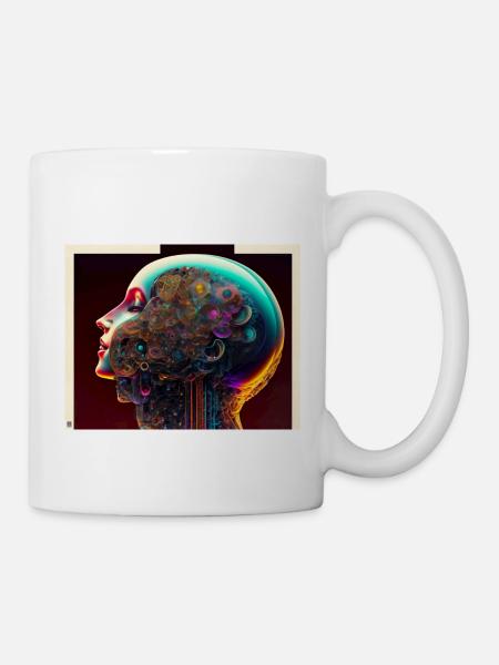 Offene Gedanken - Tasse - Weiß