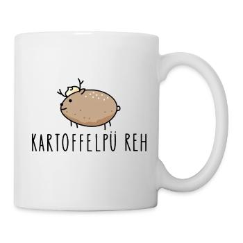 Lustige Reh Kartoffel - Tasse - Weiß - Rechts