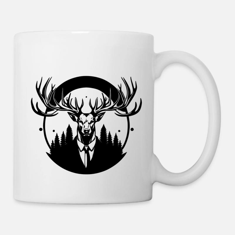 Hirsch - Mug - white