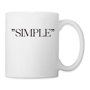 simple - Tasse - Weiß - Rechts