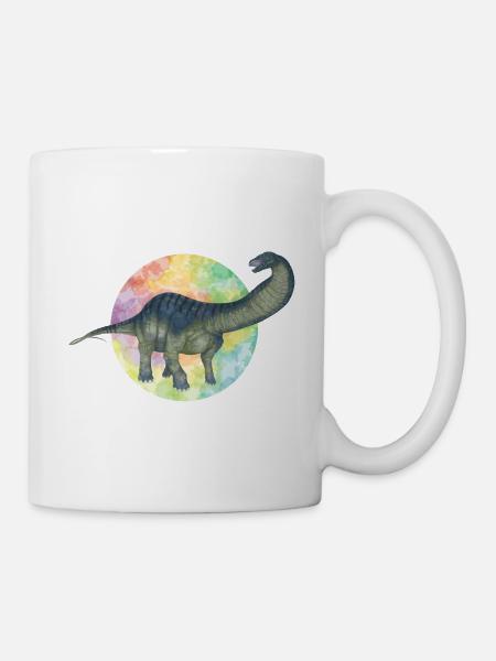 Colored Dinosaurs - Mug - white