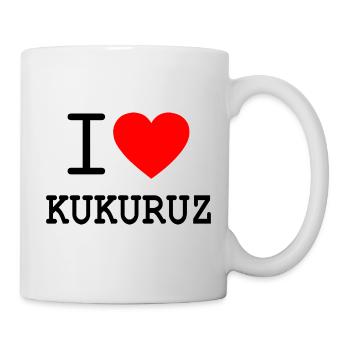 Kukuruz - Mais - Steirischer Dialekt - Tasse - Weiß - Rechts