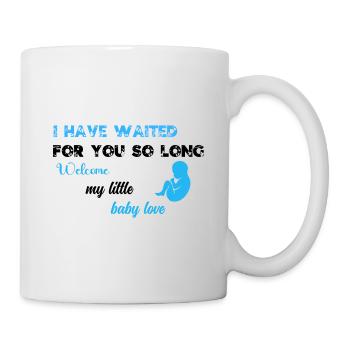 I have waited for you so long BLU BLK - Mug - white - Right