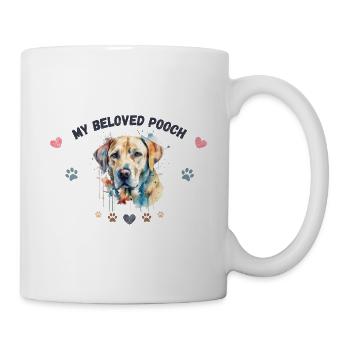 Mein G1 BLK Love Pooch - Tasse - Weiß - Rechts