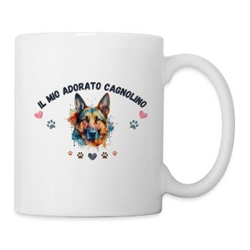 Mon toutou d'amour G3 BLK - Mug blanc - blanc - Droite