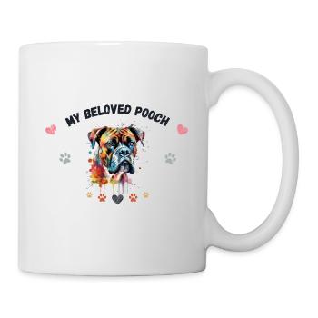 My beloved pooch G4 BLK - Mug - white - Right