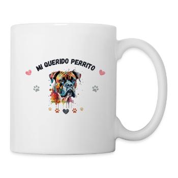 Mon toutou d'amour G4 BLK - Mug blanc - blanc - Droite