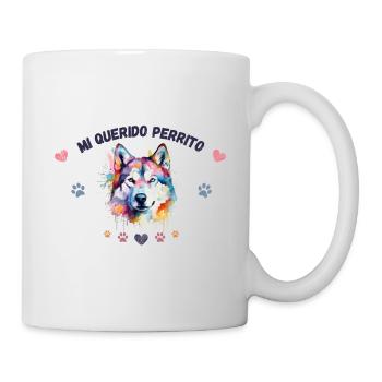 Mon toutou d'amour G5 BLK - Mug blanc - blanc - Droite