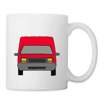 Red French Van - Mug - white - Right