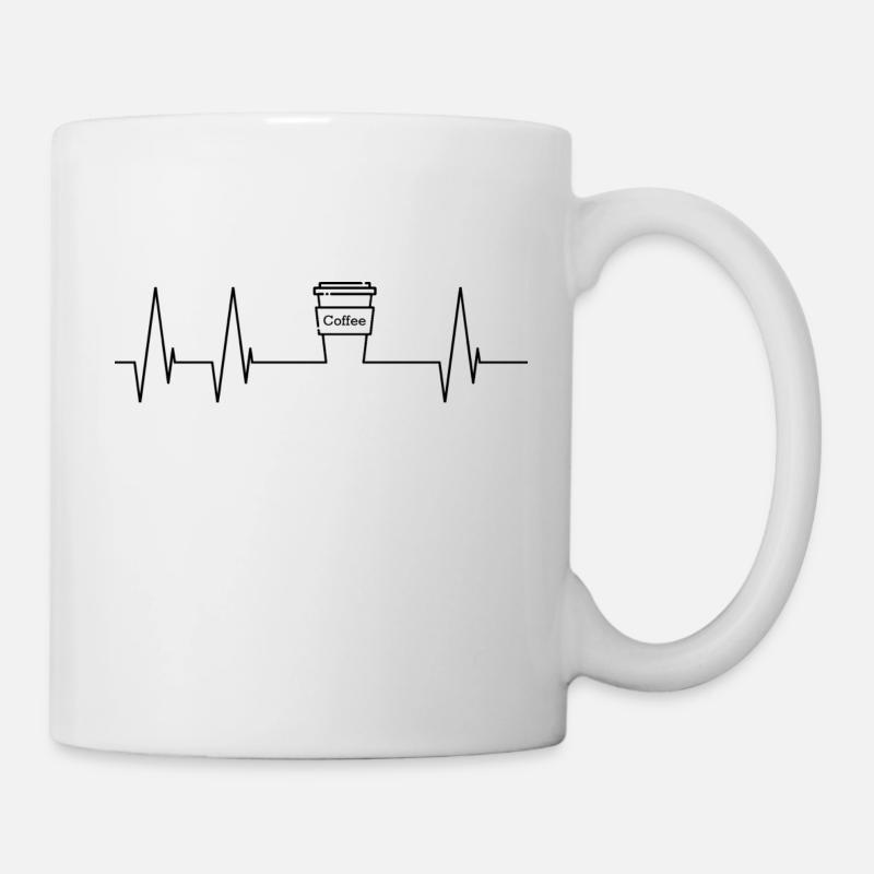 Coffeebeat - Tasse - Weiß