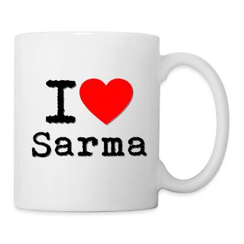 i love sarma - Tasse - Weiß - Rechts
