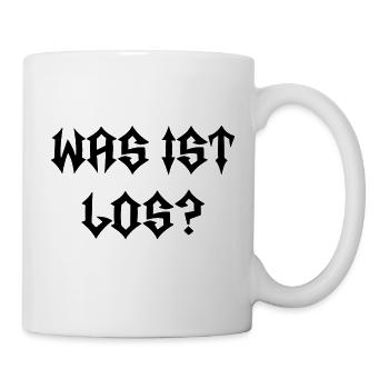 Was ist los? - Tasse - Weiß - Rechts