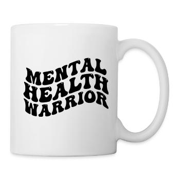 Guerrier de la santé mentale - Mug blanc - blanc - Droite