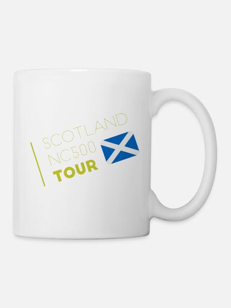 scotland nc 500 - Mug - white