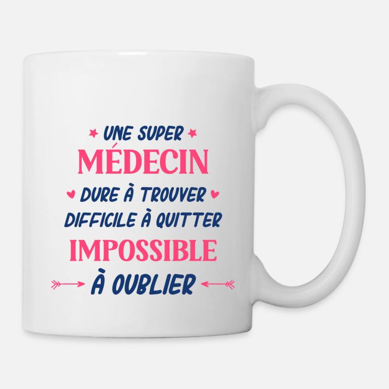médecin - Mug blanc - blanc