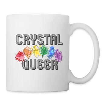Crystal Queer Gay Pride Rainbow Crystals - Mug - white - Right