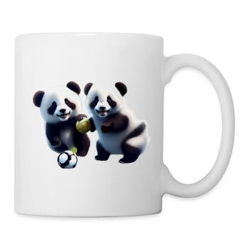 Panda freunde - Tasse - Weiß - Rechts