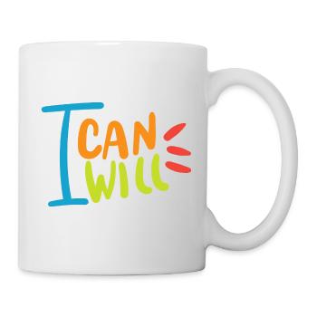 I will i can - Tasse - Weiß - Rechts