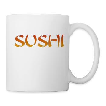 Sushi - Tasse - Weiß - Rechts