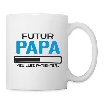 Futur papa Idée Cadeau Futur Père - Mug blanc - blanc - Droite