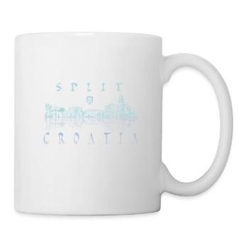 Split skyline ville Croatie - Mug blanc - blanc - Droite