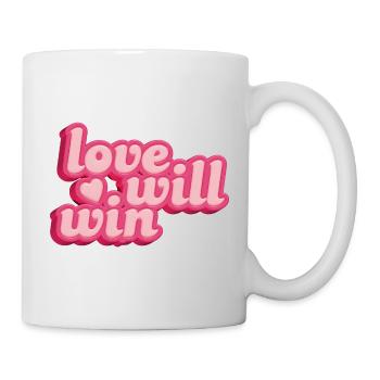 L’amour s’enroulera - Mug blanc - blanc - Droite