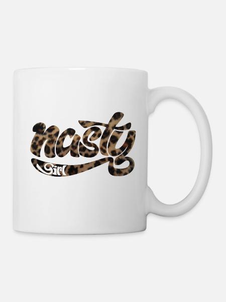 Nasty Girl - Tasse - Weiß