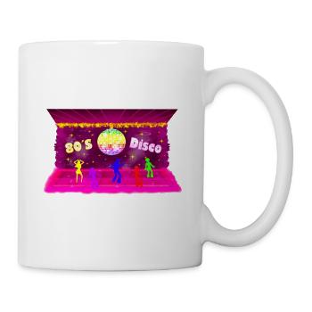Disco, Pink, 80s, Retro, Party, Old School - Mug - white - Right