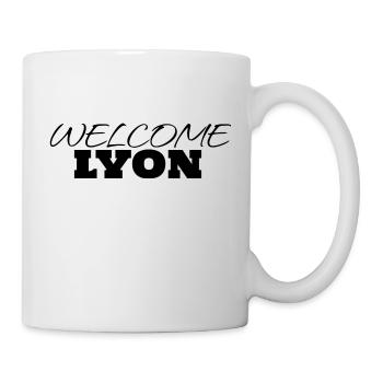 WILLKOMMEN LYON - Tasse - Weiß - Rechts