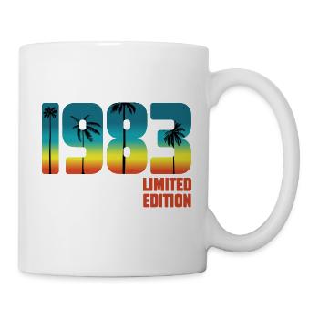 40e anniversaire Année de naissance 1983 Édition limitée - Mug blanc - blanc - Droite
