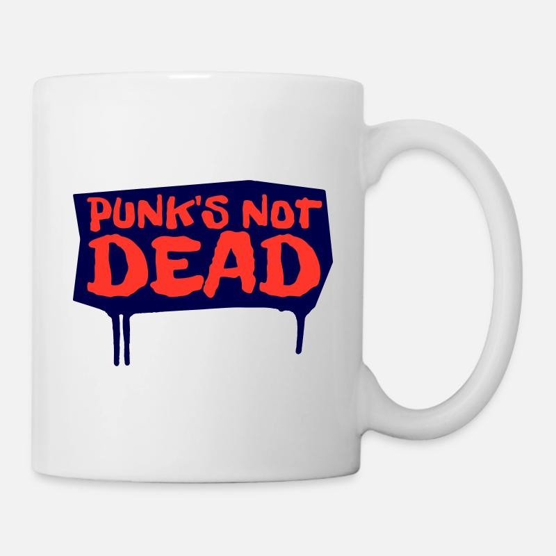 Les punks ne sont pas morts - Mug blanc - blanc