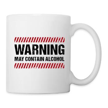 Warning May Contain Alcohol - Mug - white - Right